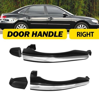 2xFront+Rear Outside Door Handle For 06-11 Hyundai Azera Right Primed 826513L000