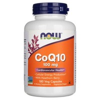 Now Foods Coq10 (Coenzym Q10) 100 Mg, 180 Kapseln
