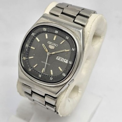 Seiko 5 Automatic 6309-5100 Railway Time Day/Date Vintage Men's