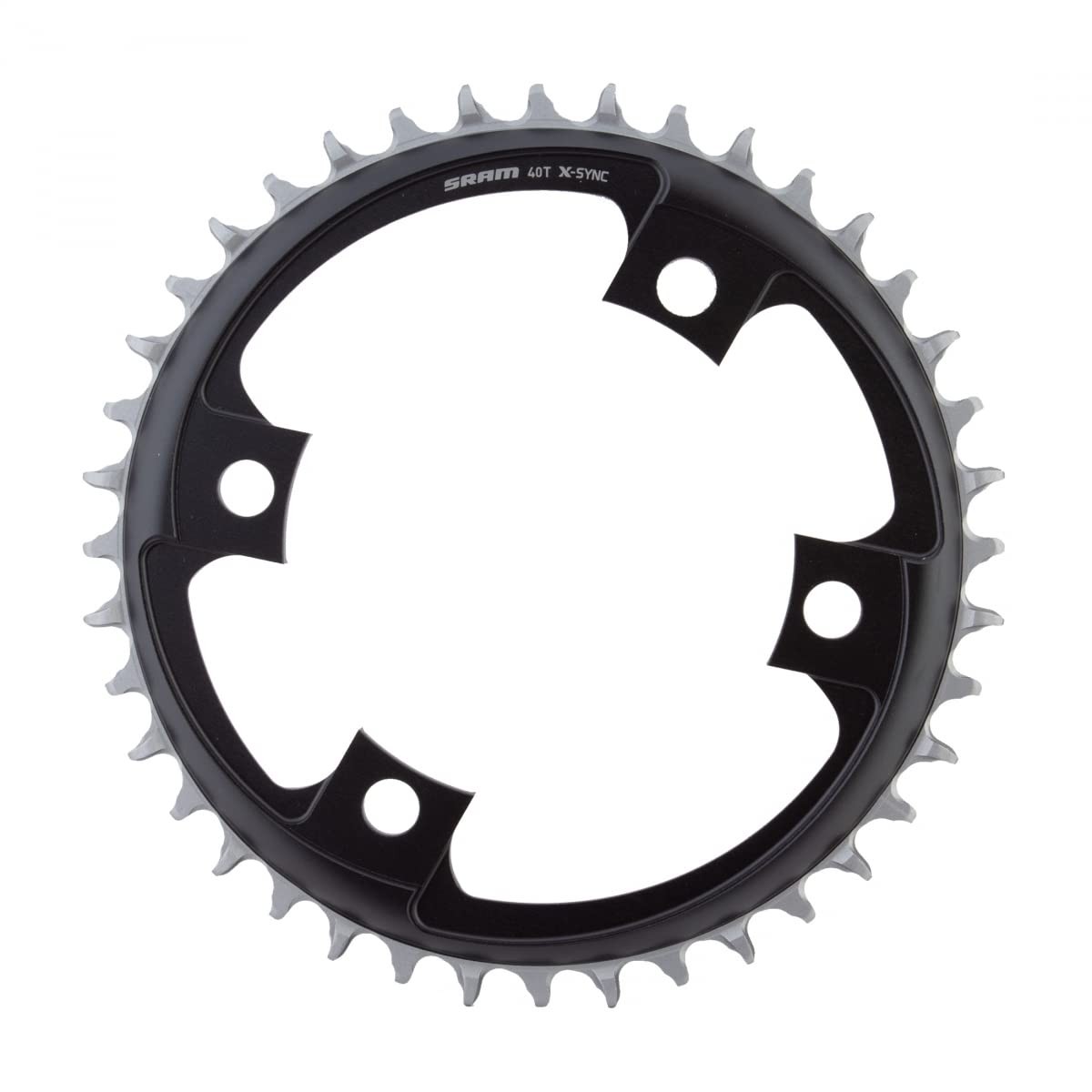 SRAM 40 Tooth 107mm BCD x 4-Bolt 1x12-Speed X-Sync Chainring, 40t
