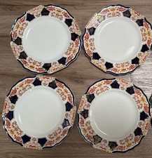 1930s Art Deco Myott Sons Derbytone 7808 9 Inch Plates X 4 Great Condition