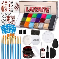 UCANBE Halloween SFX Makeup Kit - Face Body Paint Oil Palette, Multicolor