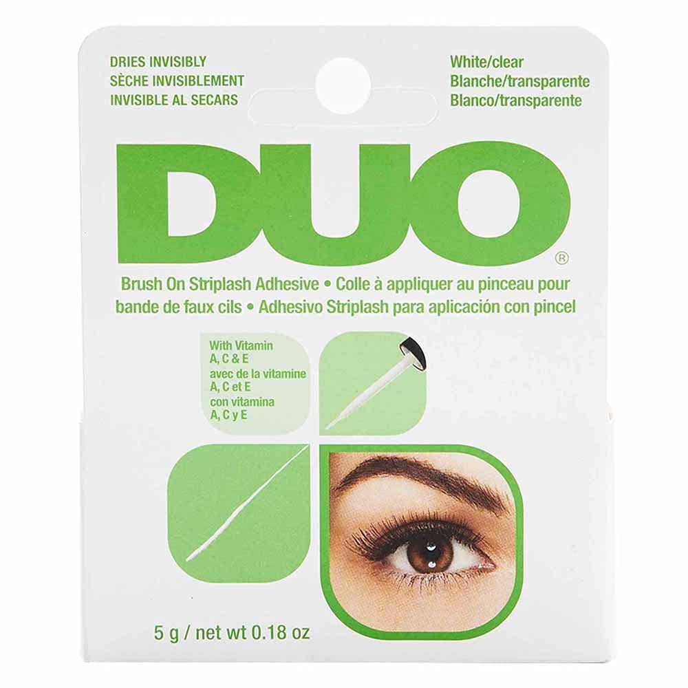 DUO Brush-On Clear Lash Glue 0.18 Ounce (Pack of 1), (Peggable)