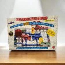 Snap Circuits Jr. by Elenco Electronics Set Model Sc-100 8 Complete Unused