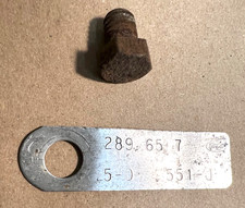 1965 Other Ford Mustang 289 Engine Id Tag 289 65 7 5-d 551-j 1965 Other Ford Mustang 289 Engine Id Tag 289 65 7 5-d 551-j