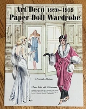 Art Deco Paper Doll Wardrobe 1920-1939 by Norma L. Meehan NEW, Uncut