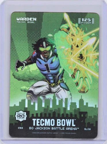 Warden CAM WARD RC Glow Skyline | 2026 Bo Jackson Battle Arena Tecmo