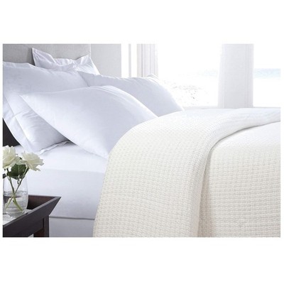 Luxury Combed Cotton Blanket - King Size Cozy Throw