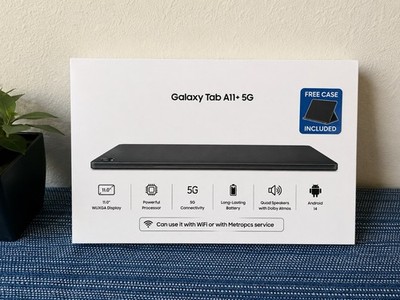 Brand New Samsung Galaxy Tab A11+ Plus- 5G - 11 Inch - 128GB - WiFi Use ONLY