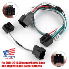 Bose Add Amp Adapter Kit w/ ANC Defeat Harness Fits GM Silverado Sierra Camaro