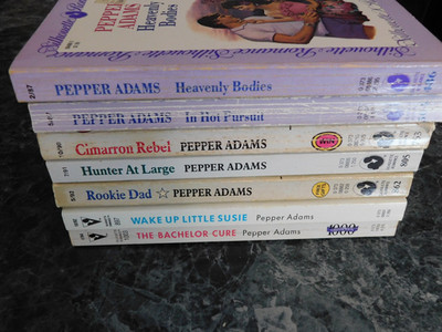 Silhouette Romance Pepper Adams lot of 7 Contemporary Romance Paperbacks