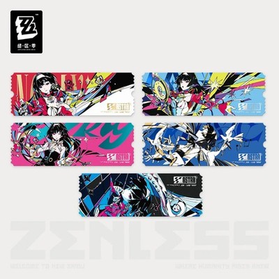 Zenless Zone Zero Official 5 Astra Yao Lyra Series Laser Ticket Set miHoYo