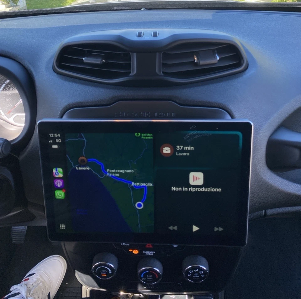 Autoradio Stereo CarTablet Android GPS CarPlay Auto Per JEEP RENEGADE 11.5 - Immagine 2 di 4