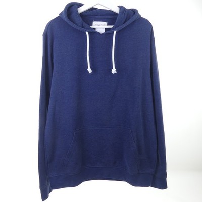 PIER ONE Hoodie Sweatshirt Kapuze Blau Herren Gr. XL