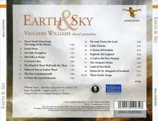 WILLIAM VANN / CHAPEL CHOIR OF THE ROYAL HOSPITAL CHELSEA EARTH AND SKY: VAUGHAN