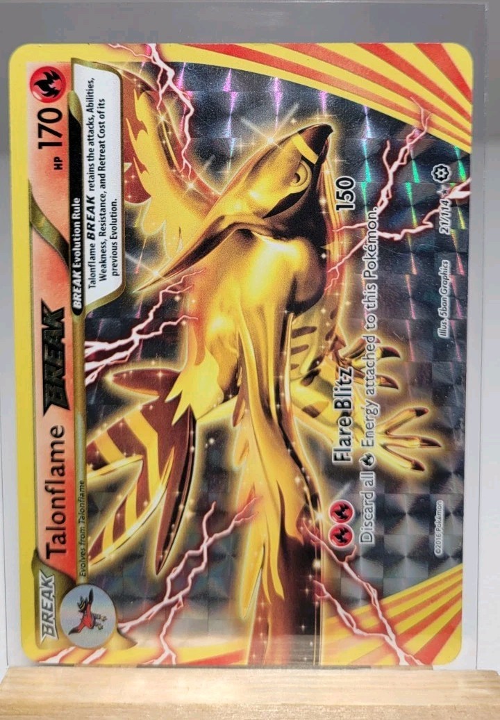 Talonflame BREAK Holo Rare XY - Steam Siege 21/114