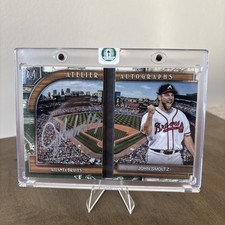 2025 Topps Museum Collection Atelier Booklet Auto John Smoltz /50 Silver Ink SP