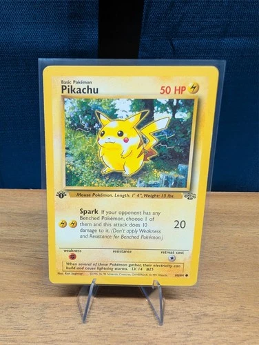 Pokemon TCG - Pikachu 60/64 - 1st Edition -Jungle LP