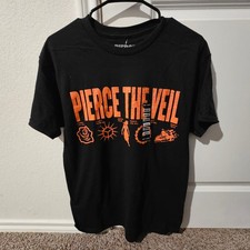 Pierce The Veil Hot Topic World Tour New Black T Shirt Mens Medium
