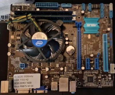 Asus P8B75 Intel i3-3220 8GB DDR Ram Kombination CPU/MB/Ram Getestet