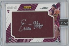 2021-22 Panini Instant Clear Vision Evan Mobley Rookie Auto Patch 10/10 Cavs