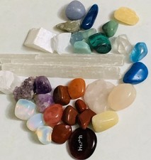 35 Pcs Natural Untreated Multi-Color Mixed Cab Loose Gems Wholesale Lot