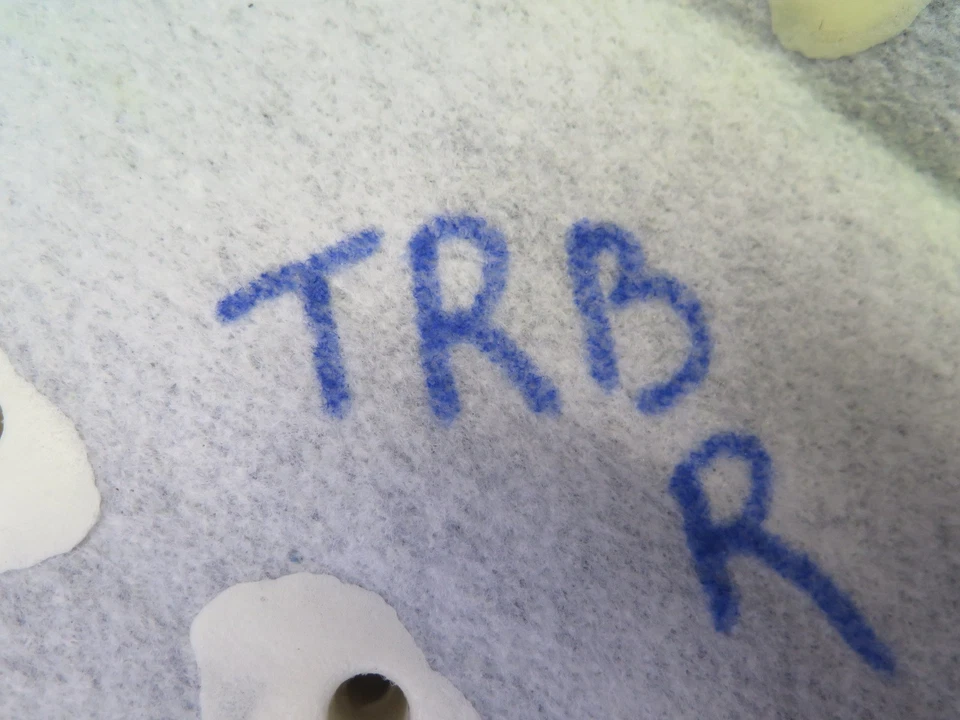 01-06 BMW E46 330ci CONVERTIBLE FRONT RIGHT SEAT UPPER LEATHER CUSHION BEIGE OEM - Image 2 of 4