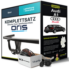 Anhängerkupplung ORIS starr für AUDI A1 +E-Satz Kit NEU