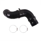 For 2004-2011 SAAB 9-3 9-3X 2.0T Silicone Intake Hose & Clamps Black