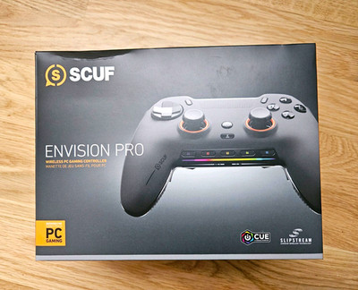 SCUF Envision Pro PC Controller kabellos mit USB-Dongle, Schwarz, programmierbar