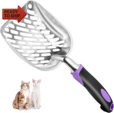 Cat Litter Scoop-Metal Cat Scooper-Long Handle Scoop,Cat Scooper-Poo