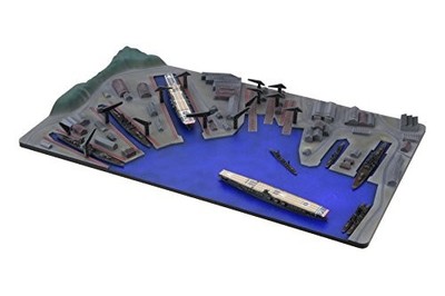 Fujimi model 1/3000 collect naval port series No.2 Sasebo naval port Plastic na