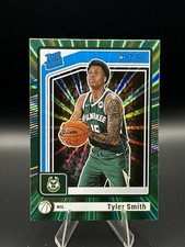 2024-25 Panini Donruss - Rated Rookie Tyler Smith #212 Holo Green Laser