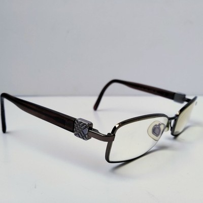 Burberry Women's Eyeglasses B 1145 1016 Brown Rectangular Italy FRAMES ONLY