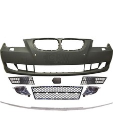Set Stoßstange vorne + Nebel+Zubehör BMW 5er E60 E61 Bj. 07-10 für PDC SRA