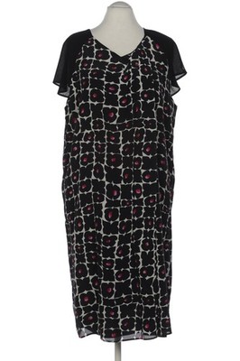 MARINA RINALDI Kleid Damen Dress Damenkleid Gr. 3XL Seide Schwarz #4rbo4yi