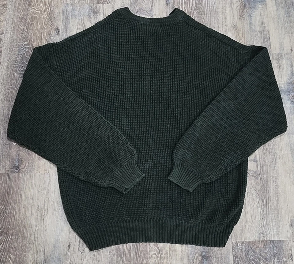 Suéter Vintage American Eagle Outfitters Para Hombre Talla L Tejido Pescador Años 80 90 Y2K Foto 4 de 4