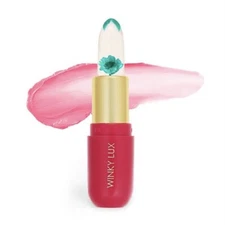 Winky Lux Blue Flower Lip Balm - pH Color-Changing Hydration - Brand New Sealed