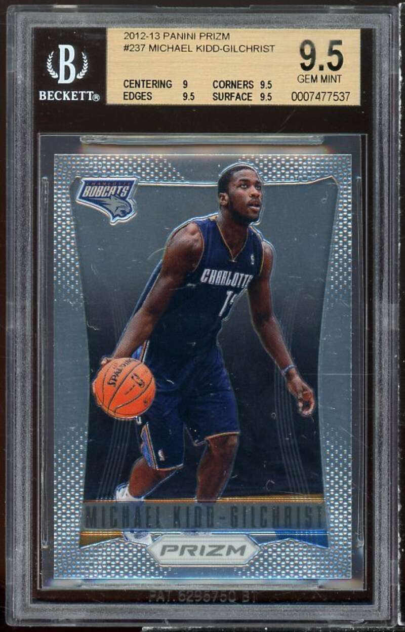 Michael Kidd-Gilchrist Rookie 2012-13 Panini Prizm #237 BGS 9.5 (9 9.5 9.5 9.5)