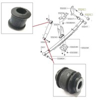StoßDäMpfer-Buchsen Hinterachse FüR Nissan Navara 2.5Dci D40 2005+