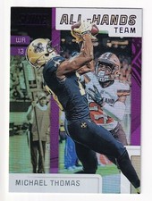 2019 SCORE FOOTBALL- ALL-HANDS TEAM PURPLE PARALLEL MICHAEL THOMAS #AHT-5 SAINTS