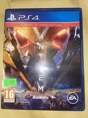 Anthem Bioware Legion Of Dawn Edition Ps4 Sehr guter Zustand