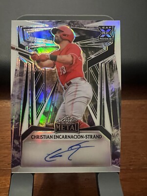 Christian Encarnacion Strand 2023 Leaf Metal Rookie Card Auto 1/1 #BA-CES