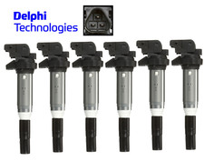 Delphi Oem Ignition Coil 6pcs Oem Original For Bmw 6-cylinder 3.0l Gas Delphi Oem Ignition Coil 6pcs Oem Original For Bmw 6-cylinder 3.0l Gas