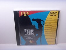 CD POP HITS MONTHLY HIT RADIO KARAOKE w ON SCREEN LYRICS 2002 NEW - SEALED