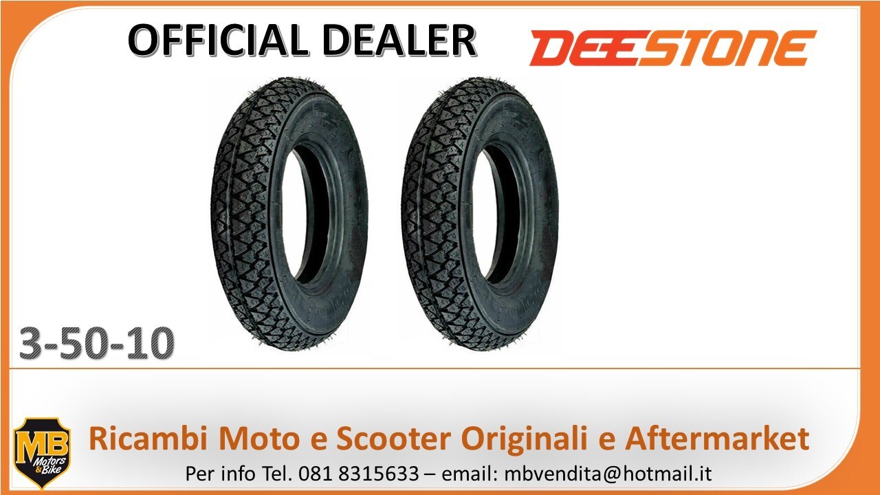 Pair 2 Tyres Piaggio Vespa Px Pe 125 150 200 Wheel 3.50.10