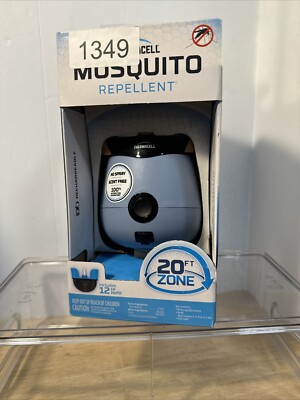 Thermacell Rechargeable Mosquito Repellent E55 Blue 20ft Zone. Open package.
