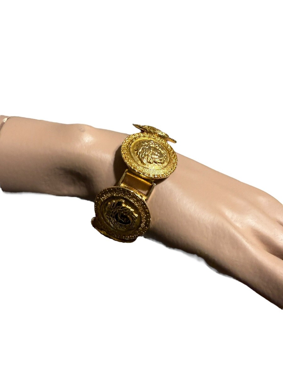 GIANNI VERSACE 8メデューサ ゴールドブレスレット 腕輪 GIANNI VERSACE ジャンニヴェルサーチ ブレスレット メデューサ