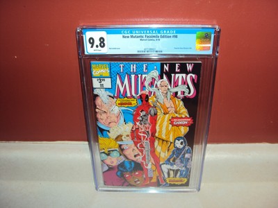 NEW MUTANTS #98 FACSIMILE CGC 9.8 ROB LIEFELD  2019 NO BARCODE MARVEL COMIC