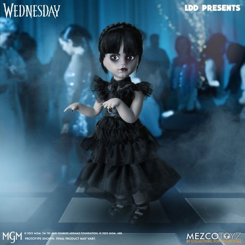Addams Family Livind Dead Doll Dancing Wednesday 25 cm Mezco Toyz - Picture 2 of 10